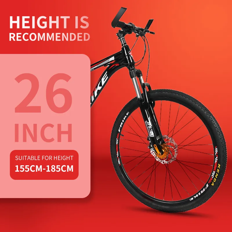 お買い得！】 Riding Life High Suspension Spoke 21-Speed One 26 Steel Full  Performance Mountain (Orange, Bike Bike Carbon Inch Size)好評販売中 Mountain  Wheel フレーム、パーツ
