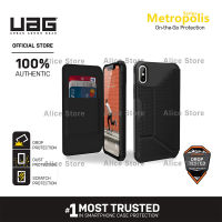 UAG Metropolis Series เคสโทรศัพท์สำหรับ iPhone XS MAX / iPhone X/x/xr พร้อมเคสป้องกัน-จุดดำ