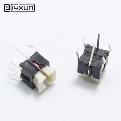 2pcs 6x6x7mm Tactile Tact Mini Push Button Switch 6x6x7mm Micro Switch with Red Blue White Yellow Green Light for LED