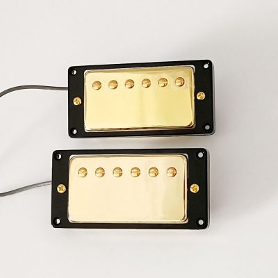 ；‘【；。 Humbucker Electric Guitar Pickup Chrome Neck Bridge Pickup 50Mm/52Mm With Ring For LP Style Electric Guitar /Chrome