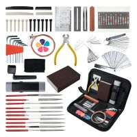 72 Pieces of Guitar Repair and Maintenance Tools with Storage Bags, Metal+Plastic Gifts for Musicians and Beginners and Enthusiasts