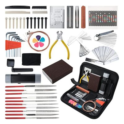 72PCS Guitar Repair and Maintenance Tools with Storage Bags, Metal+Plastic Gifts for Musicians and Beginners and Enthusiasts