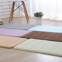 NEW 40x60cm 60x90cm Home Bath Mat Non-slip Bathroom Car Soft Coral Fleece Memory Foam Rug Mat Kitchen Toilet Floor Decor