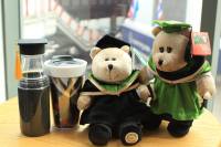 Starbucks graduation bearista boy and girl สตาร์บัคส์ตุ๊กตาหมีรับปริญญา ชาย/หญิง ของแท้ 100%