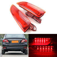 Niscarda 2PCS LED Rear Bumper Reflector Light Red Car Driving Brake Fog Lamp For Toyota Corolla Lexus CT200h 2011 2013