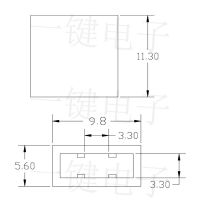 Special Offers A31 Button Cap 5.6*9.8*11.3 With Straight Key Piano Key Switch 3.3*3.3 Button Head