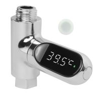 LED Display Water Shower Thermometer Self-Generating Electricity Water Temperature Monitor Energy Smart Meter thermometer Electrical Trade Tools Teste