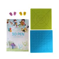 3D Printing Pen Accessories Special Paper Model Film 3D Pen Silicone Mat with Basic Template with 3D Pen Books and 2 Finger Caps ELEGANT