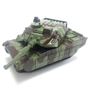lSpxJ9U7 Mô hình pháo xe tăng Màu xanh quân đội mô hình đồ chơi 3D thu nhỏ