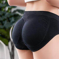 Hang qiao shopWomens Seamless Breathable Non-Hip Pants Mid-Waist Pants Padded Hip Up Seamless Triangle Panties