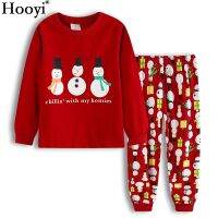 Hooyi Blue Shark Boys Pajamas Clothes Suits Autumn Spring 2 3 4 5 6 7 Year Children Pyjamas Sleep Suit Cotton Baby Girl Pijamas