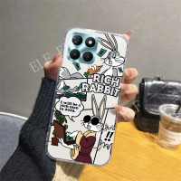 เคสนิ่มลายเค้กน่ารักสร้างสรรค์ใหม่สำหรับ Honor X6a เคสซิลิโคนเคสใส่โทรศัพท์ HONOR X6A / X5Plus / 90 5G / 90 Lite / 70 Lite / 70 5G ปกหลัง Honor X5 Plus 2023