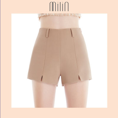 [MILIN] Front slit high-waisted shorts กางเกงขาสั้นเอวสูงผ่าหน้า / Commission Shorts