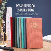 2024 A6กระเป๋าโน๊ตบุ๊ค365วัน Notepad ไดอารี่โน๊ตบุ๊ควันสัปดาห์เดือนวางแผนสำนักงานโรงเรียนเครื่องเขียน