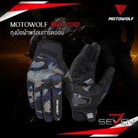 Motowolf MDL 0312 ถุงมือ ถุงมือผ้าพร้อมการ์ดอ่อน น้ำหนักเบา สำหรับขีมอเตอร์ไซด์ - The Motowolf TH