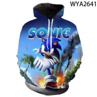 Fashion Casual Boy Girl Kids Cartoon Anime Hedgehog Print 3D Hoodies Streetwear Men Women Children Sweatshirts Long Sleeve Tops