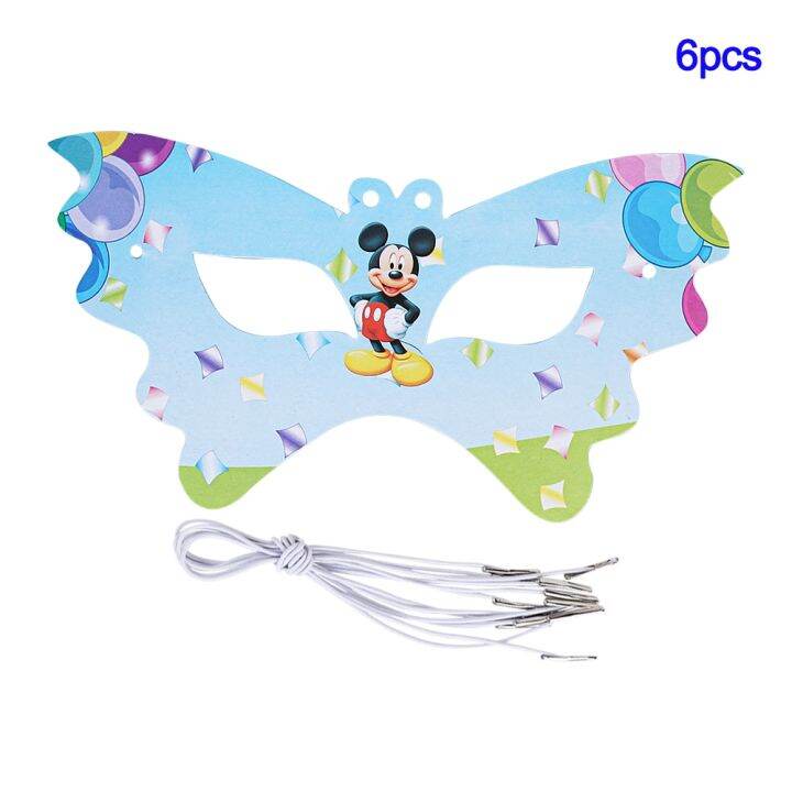 new-disney-mickey-mouse-children-birthday-hat-party-cake-decoration-plates-napkin-fork-disposable-tableware-baby-shower-supplies