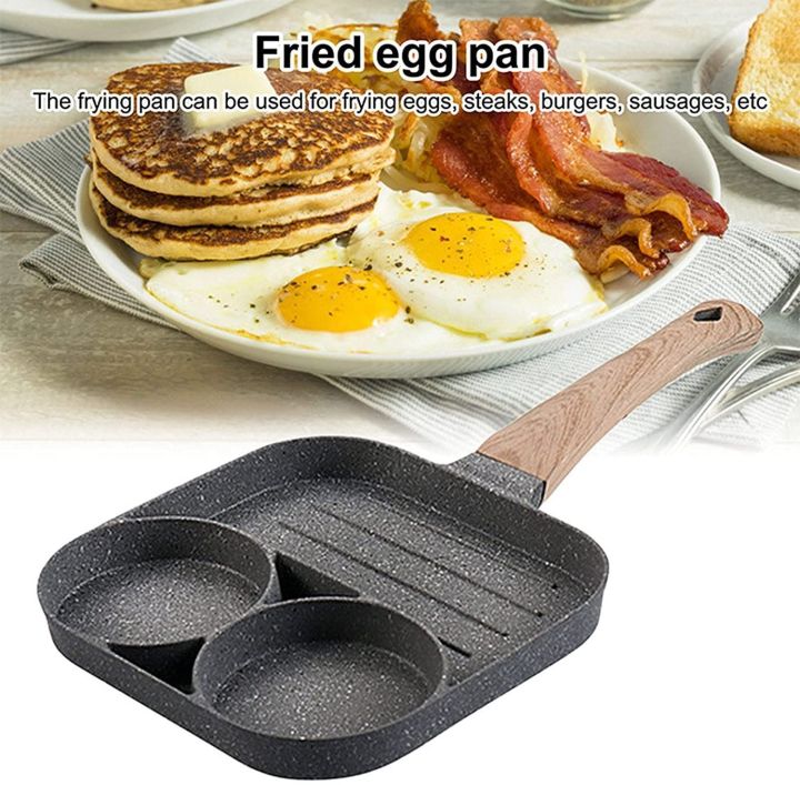 Pancake Pan, 4-cup Egg Frying Pan, Non Stick Divided Omelet Pan, Breakfast  Burger Pan (discounted Sales)