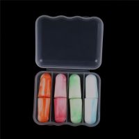 【cw】 1set Travel Sleeping Noise Reduction Hearing Protection Soft Foam Noise Prevention Earplugs 4 Pairs Ear Plugs Hot Sell