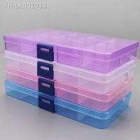 ✚✥ 1pcs Plastic 6/815 Storage boxes Slots Adjustable packaging transparent Tool Case Craft Organizer box jewelry accessories