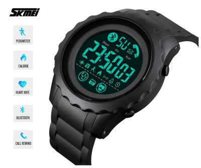 ใหม่! SKMEI 1626 นาฬิกา Smart Watch เชื่อมต่อบลูทูธ นับแคลอรี่ วัดการเต้นหัวใจ Multifunction ตั้งเวลาไทยแล