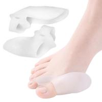 Hallux Valgus Corrector 2pcs Hallux Valgus Brace Separator For Women Toe Fixer Splint Toe Corrector Spacer Reusable Non-Slip method