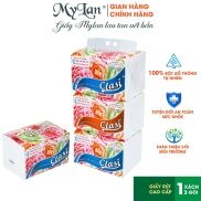 LỐC 3 gói, giấy rút cao cấp hoa hồng 3 lớp, 465 tờ gói