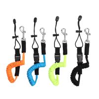 1Pc Elastic Kayak Paddle Leash Tie Rope Clip with Safety Hook For Kayak Paddles Canoe Oars Fishing Rods Lanyard Outdoor sports