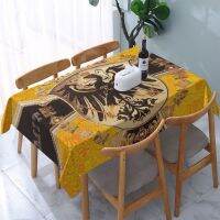 【cw】 Rectangular Tablecloth Tablecloth Fit 40 quot; 44 quot; Elastic Edge Table Cloth Kingdom of Prussia Table Cover ！