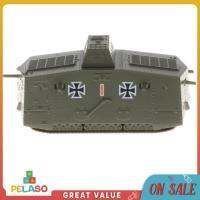 Pelaso 1/100รถถัง A7V เยอรมัน WWI รถถังหนัก Panzer รถกองทัพโมเดลของขวัญสำหรับเด็ก