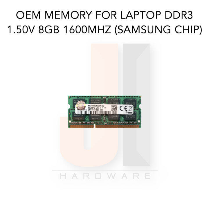 samsung-chip-oem-ram-for-laptop-ddr3-1600-mhz-8-gb-1-50v-ของใหม่สภาพดีมีการรับประกัน