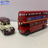 1:43สหราชอาณาจักรลอนดอน Double Decker รถบัสและรถบรรทุกจำลอง Diecast รถโลหะรุ่นรถของเล่นสำหรับของขวัญเด็ก Collection