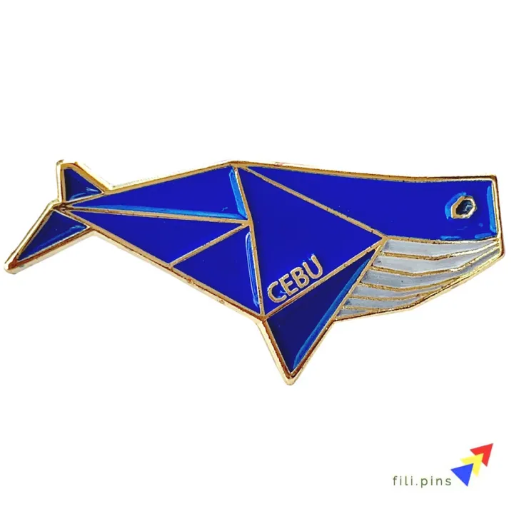 Cebu Whale Shark Fili.Pins Origami-Inspired Enamel PinLmy | Lazada PH
