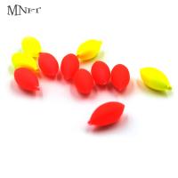 【YF】▨☊  MNFT 100Pcs Plastic Oval Drop Float Fly Fishing Strike Indicator Striking Floating Beans Accessories No Stopper