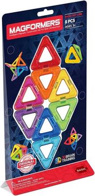 ของเล่น Magformers Triangle 8 PCS ของเล่นเสริมพัฒนาการเด็ก