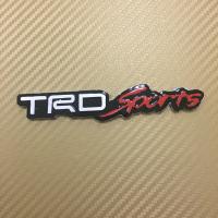 โลโก้ * TRD sports งานอลูมิเนียม  ขนาด* 2 x 12 cm ราคาต่อชิ้น