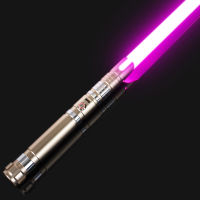 DamienSaber Heavy Dueling Lightsaber จับโลหะ Smooth Swing ดาบเลเซอร์16สีเปลี่ยน34แบบอักษรเสียง FX FOC Blaster ของเล่น