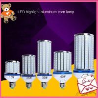 JJHY 15-100วัตต์ค่ะ หลอดไฟข้าวโพด LED ฐานสกรู E27 อลูมิเนียมอลูมินัม หลอดไฟเทียน LED โคมไฟระย้าบ้าน แสงที่อบอุ่น โคมไฟทรงข้าวโพด ของตกแต่งบ้าน