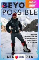 (NEW) หนังสืออังกฤษ Beyond Possible : One Man, Fourteen Peaks, and the Mountaineering Achievement of a Lifetime [Hardcover]