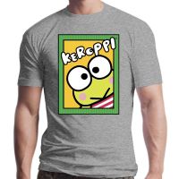 T-shirt ใหม่ เสื้อยืดแขนครึ่ง พิมพ์ลาย Keroppi สีเหลือง เข้ากับทุกการแต่งกาย แฟชั่นสําหรับผู้ชายS-5XL  45AH