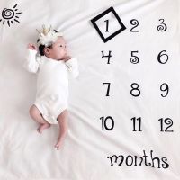 hyfvbujh▨▽◑  Newborn Baby Photography Blanket Monthly Growth Props Background Commemorate Rug 100X100cm