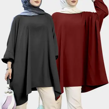 Shop Mini Kaftan Baju Kelwar Viral Kaftan Plain Free Size Cey Italian Crepe  online - Feb 2024