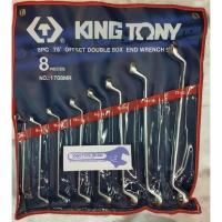 ( Pro+++ ) คุ้มค่า ชุด ประแจ แหวน KINGTONY 6 - 23[ คิงโทนี่ ] 8 ชิ้น Pcs. / ชุด Set [ คอ 75 องศา] ราคาดี ชุด ประแจ ชุด ประแจบล็อค ชุด ประแจแหวน ชุด ประแจครบชุด