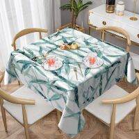 Bamboo Tablecloth Protector Buffet Table Cover Kawaii Printed Polyester Cheap Table Cloth