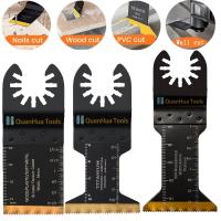 【hot】❇﹍♧  34mm/44mm Titanium Oscillating Blades Multitool Saw Tools Accessories for Wood Hard Material Metal Cutting