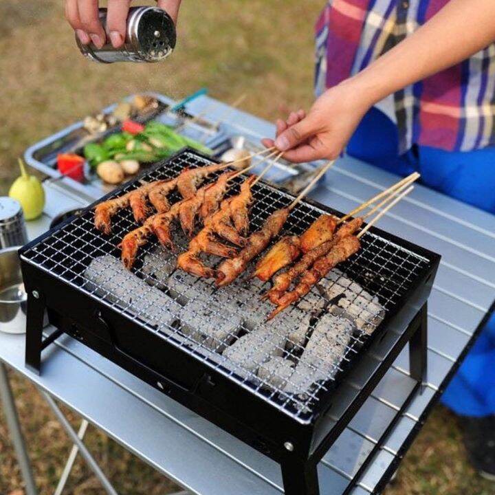 ปลีก-ส่ง-d390-mini-bbq-เตาปิ้งย่าง-เตาย่างบาบีคิว-เตาย่างแบบพกพา-เตาย่างใช้ถ่าน-เตาสำหรับปาร์ตี้