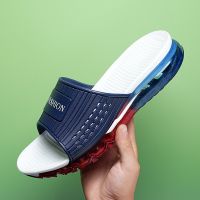 Men Beach Casual Shoes 2023 Summer High-Quality Full Palm Air Cushion Slippers Designer Sandals Luxury Man Platform Flip Flops House Slippers