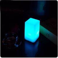 LED Colorful Changing Mood Cubes Night Glow Lamp Light Gadget Gizmo Home Decor Romantic Lighting Free Shipping 1pc