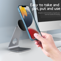 ที่วางโทรศัพท์ตั้งโต๊ะ Magnetic Universal Magnet Tablet Mount For IPhone IPad For Xiaomi Mobile Holder Rotary Adiustable Smartphone Stand