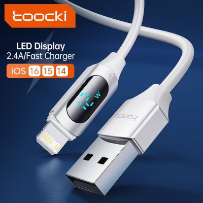 Chaunceybi Toocki Display USB Cable iPhone Charger 14 13 12 X XS XR Fast Charging Lighting Wire